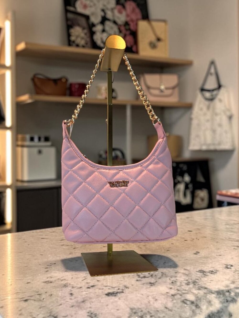 Pretty Pink Hobo Style Bag by Valentino Orlandi  NWT - Picture 2 of 7
